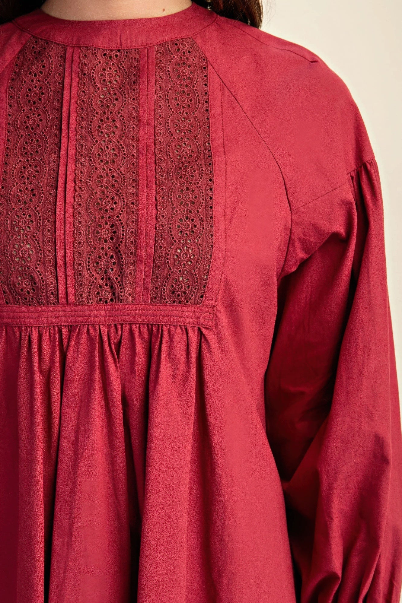 Long sleeve mini dress with lace detail-Product Type | Naughty Smile Fashion