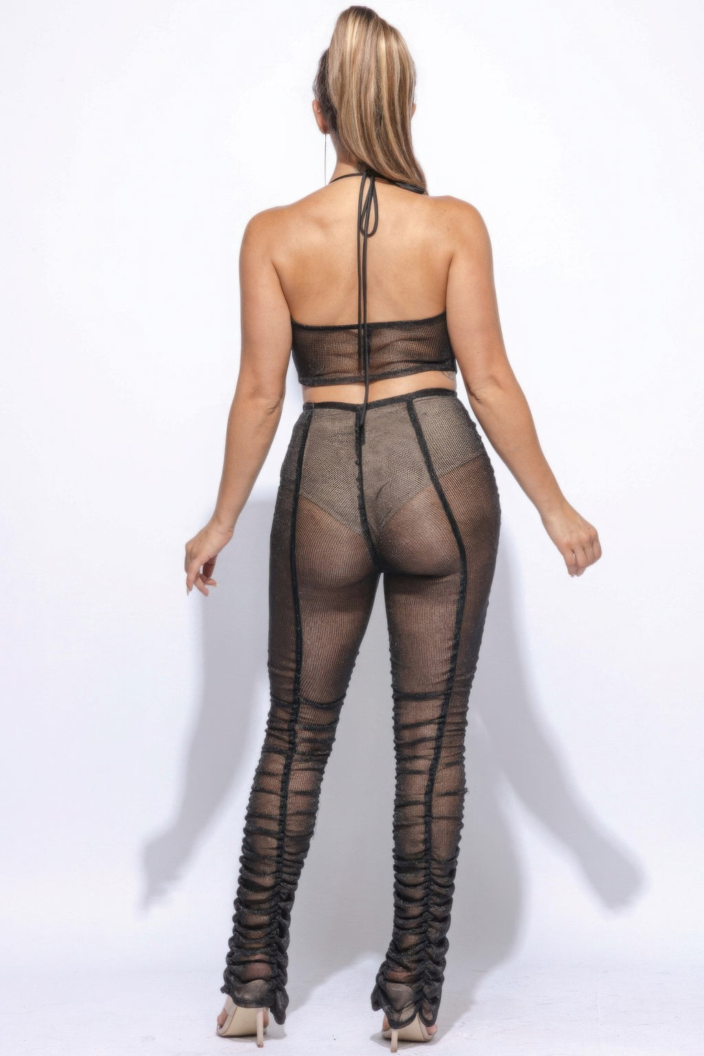 Halter Top Ruched Pants Set-Product Type | Naughty Smile Fashion