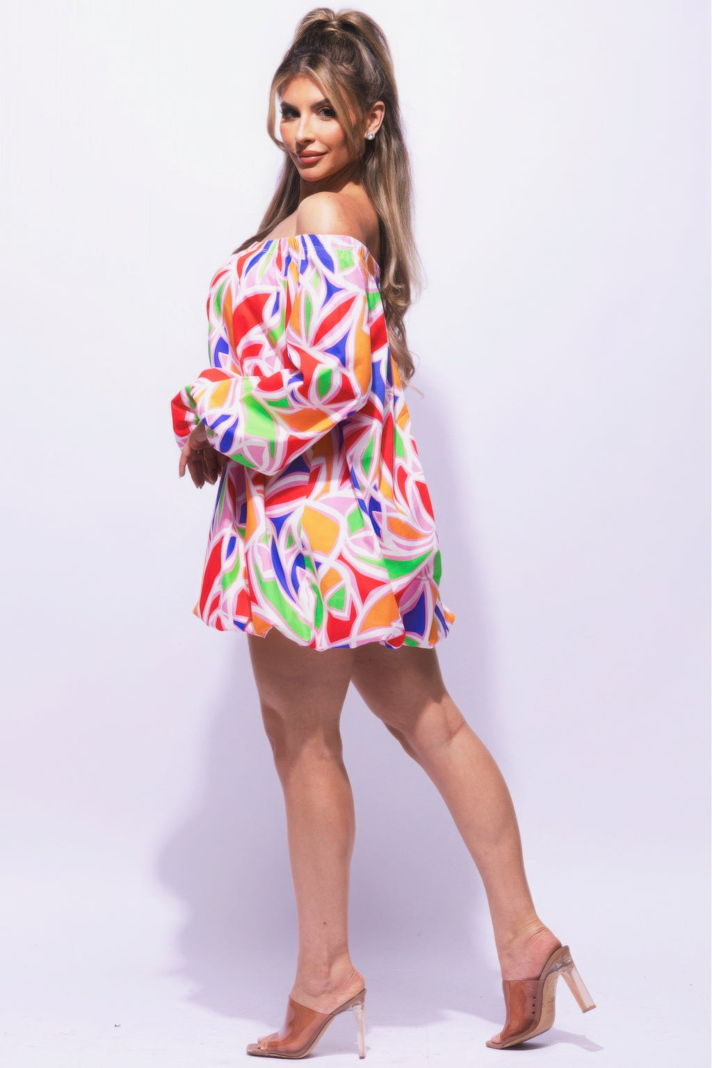 Off Shoulder Bubble Dress-Product Type | Naughty Smile Fashion