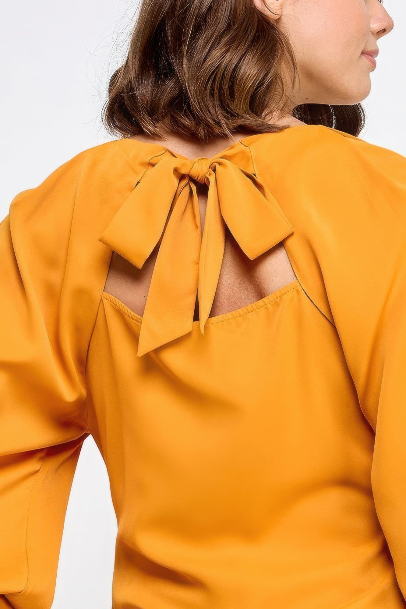 Raglan Long Sleeve Top With Back Neck Tie-Product Type | Naughty Smile Fashion