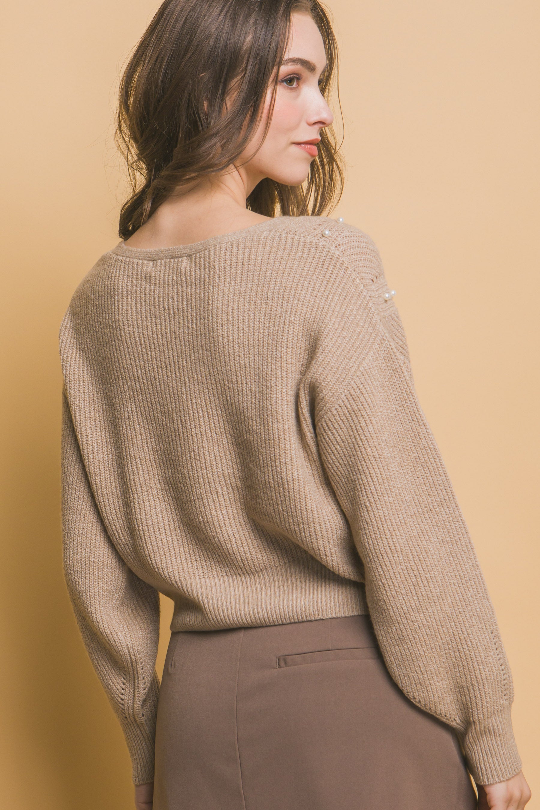 Pearl details sweater-Product Type | Naughty Smile Fashion