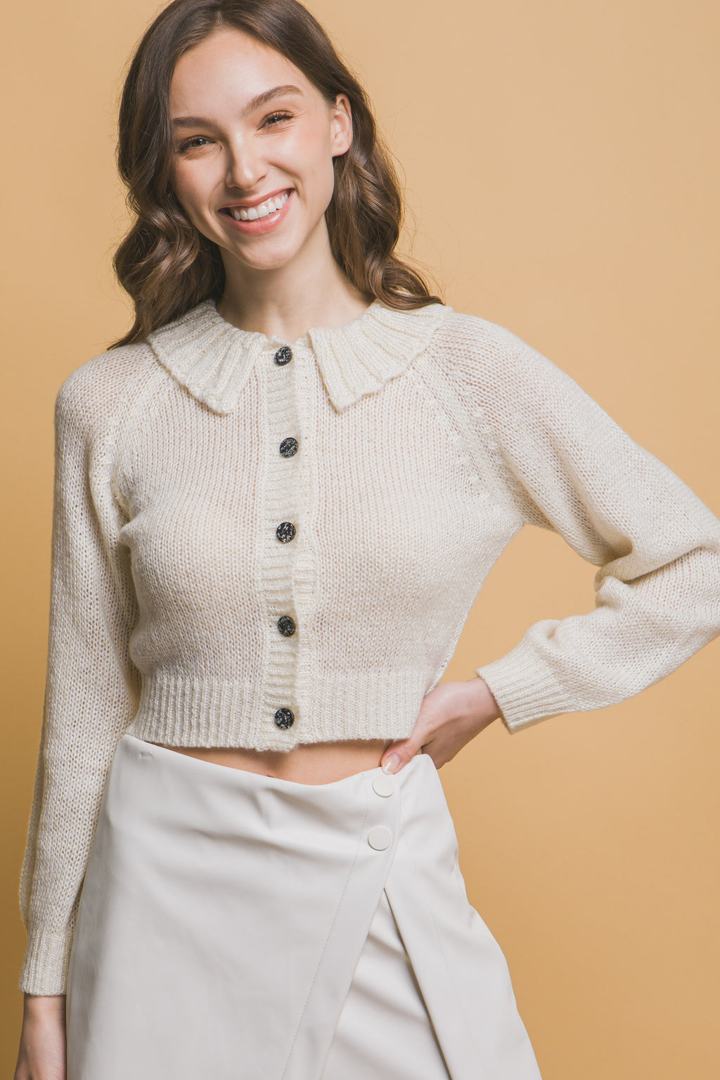 Short collard sweater-Product Type | Naughty Smile Fashion