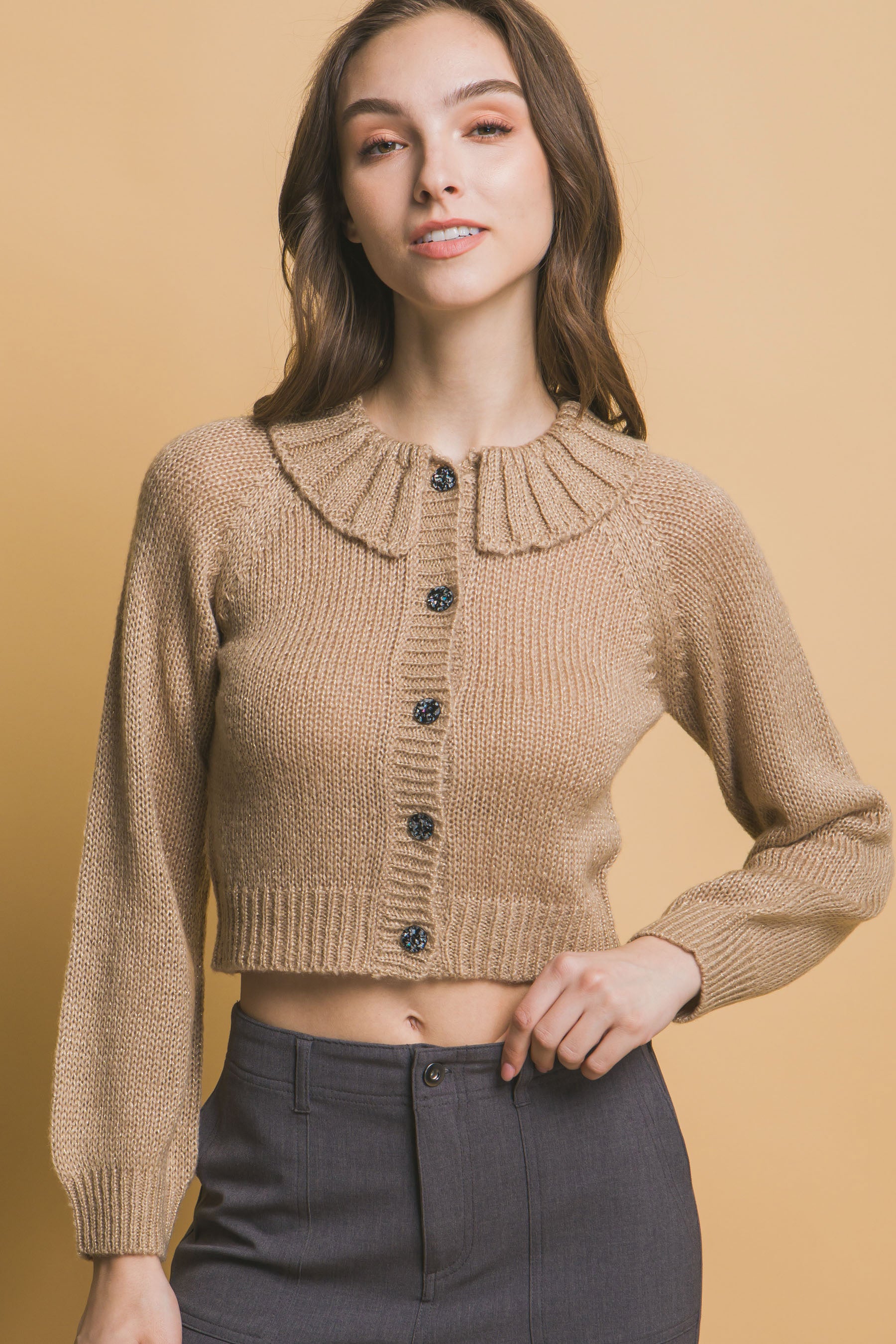 Short collard sweater-Product Type | Naughty Smile Fashion