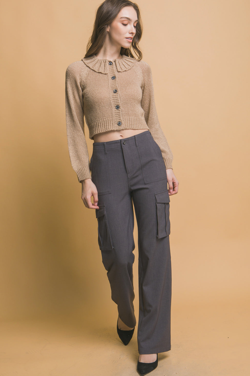 Short collard sweater-Product Type | Naughty Smile Fashion