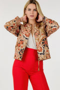 Zip Up Multi-print Jacket-Product Type | Naughty Smile Fashion