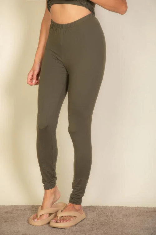 Basic Solid Leggings-Product Type | Naughty Smile Fashion