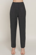 High Waist Pintuck Detail Long Pants-Product Type | Naughty Smile Fashion