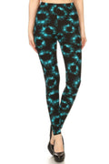 Tie Dye Rinted, Full Length, High Waisted Leggings-Product Type | Naughty Smile Fashion