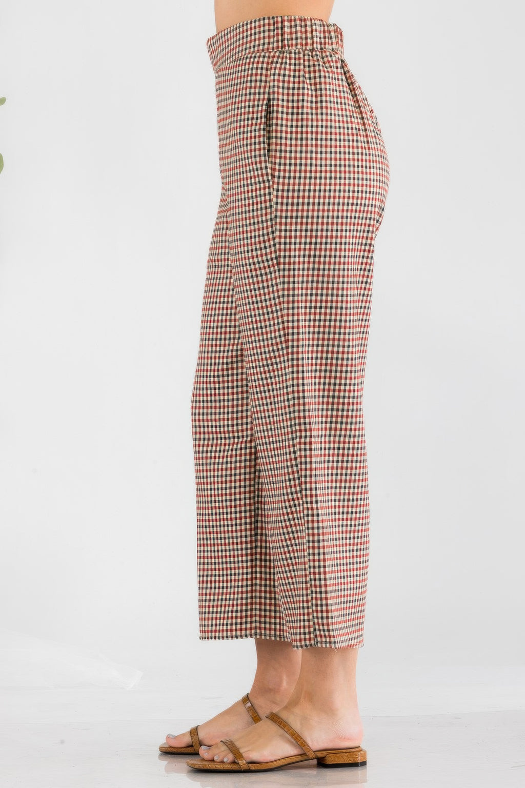 Gingham High Waist Pants-Product Type | Naughty Smile Fashion