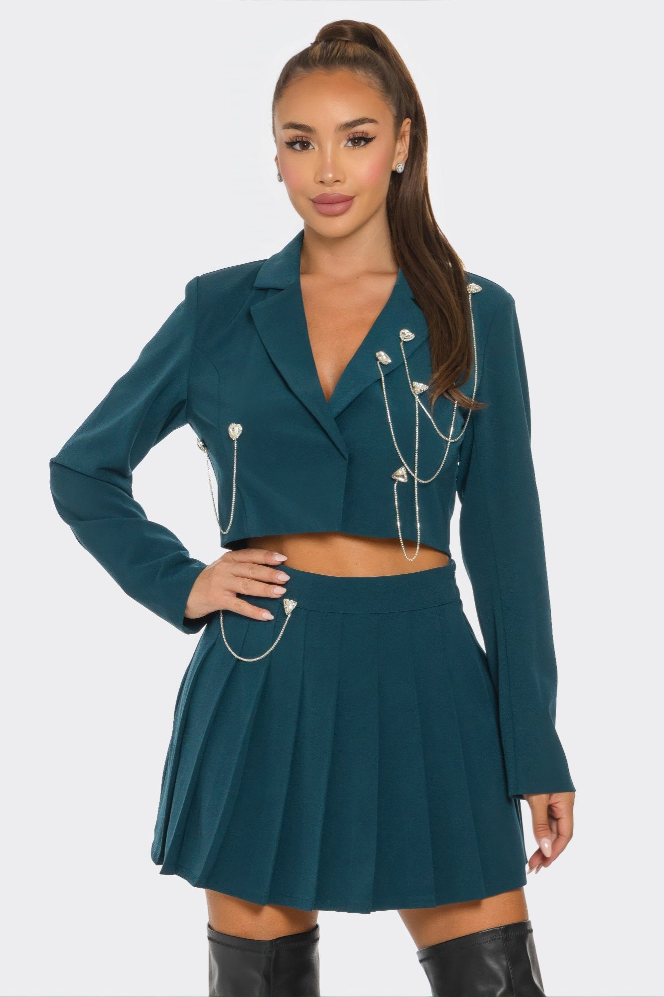 Pleated Skirt Set-Product Type | Naughty Smile Fashion