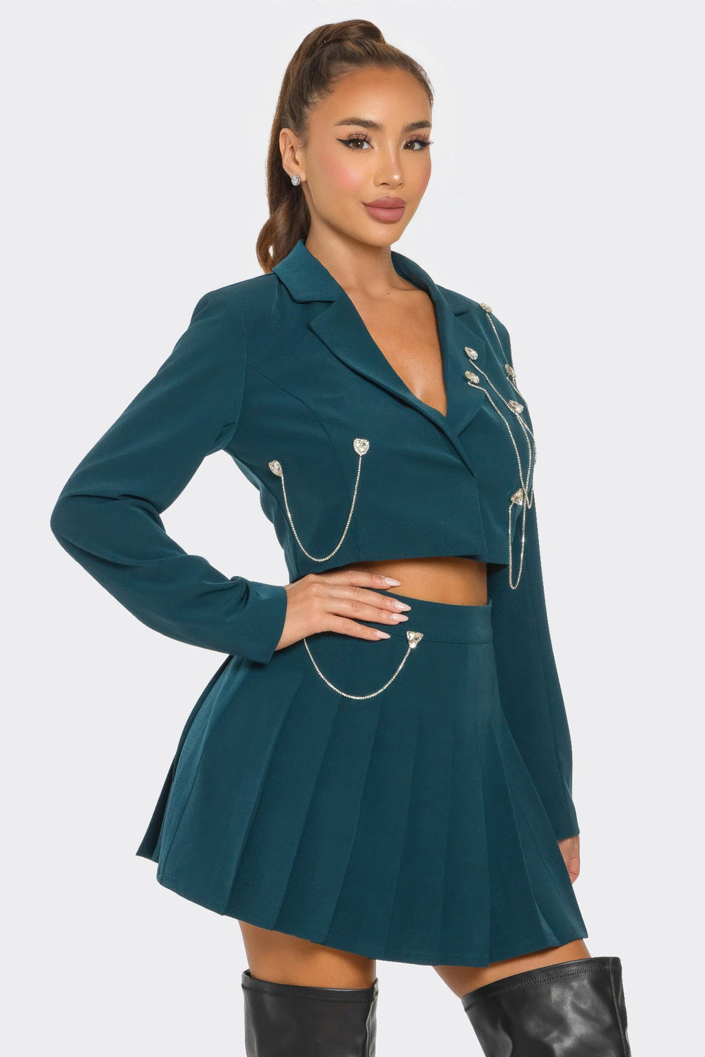 Pleated Skirt Set-Product Type | Naughty Smile Fashion