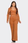 Crop Jacket 3pcs Set-Product Type | Naughty Smile Fashion