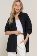 Long Sleeve Loose Fit Shirt-Product Type | Naughty Smile Fashion