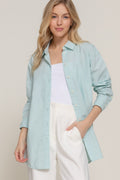 Long Sleeve Loose Fit Shirt-Product Type | Naughty Smile Fashion