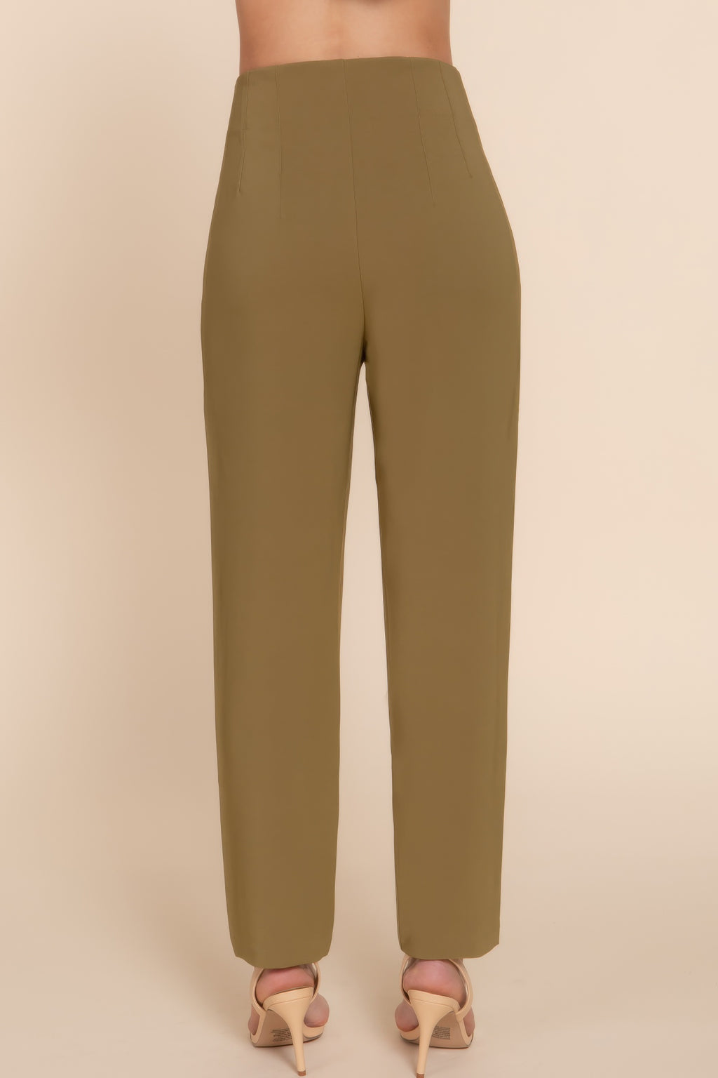 High Waist Pintuck Detail Long Pants-Product Type | Naughty Smile Fashion
