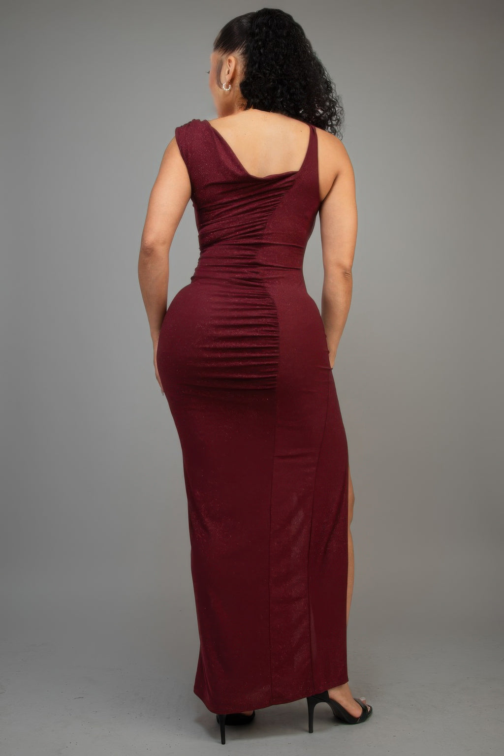Glitter Slitted Dress-Product Type | Naughty Smile Fashion