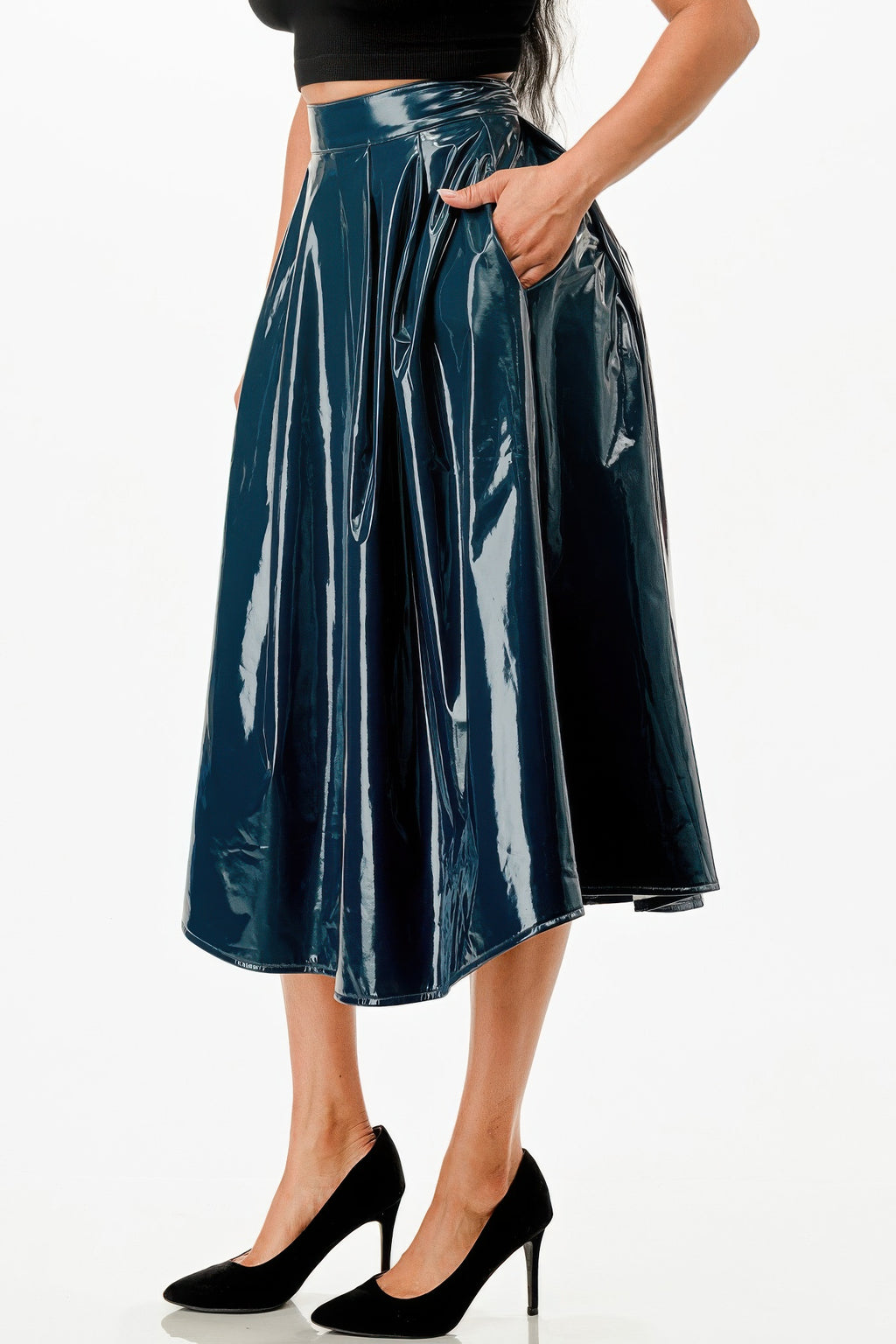 Midi Skirt With Pockets-Product Type | Naughty Smile Fashion