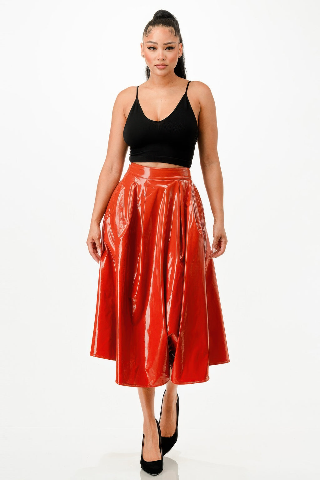 Midi Skirt With Pockets-Product Type | Naughty Smile Fashion