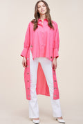 Oversized Shirt With Long Back-Product Type | Naughty Smile Fashion