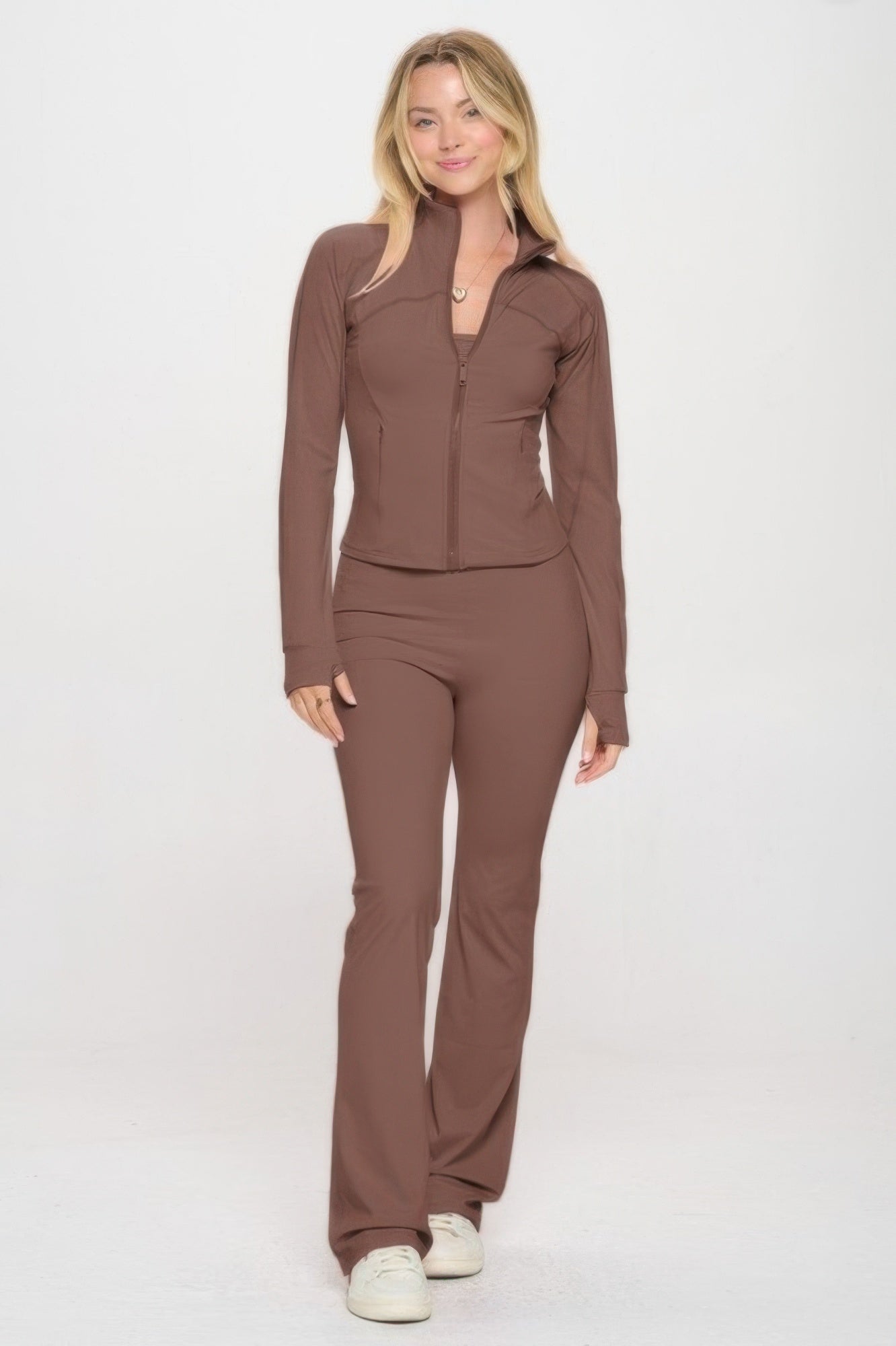 Premium Yoga Jacket W/jumpsuit Set-Product Type | Naughty Smile Fashion