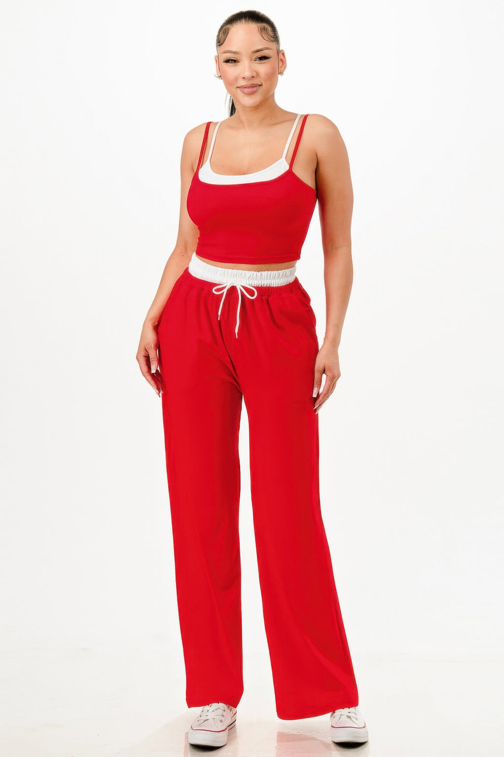 Tank Top And Sweatpant Set-Product Type | Naughty Smile Fashion