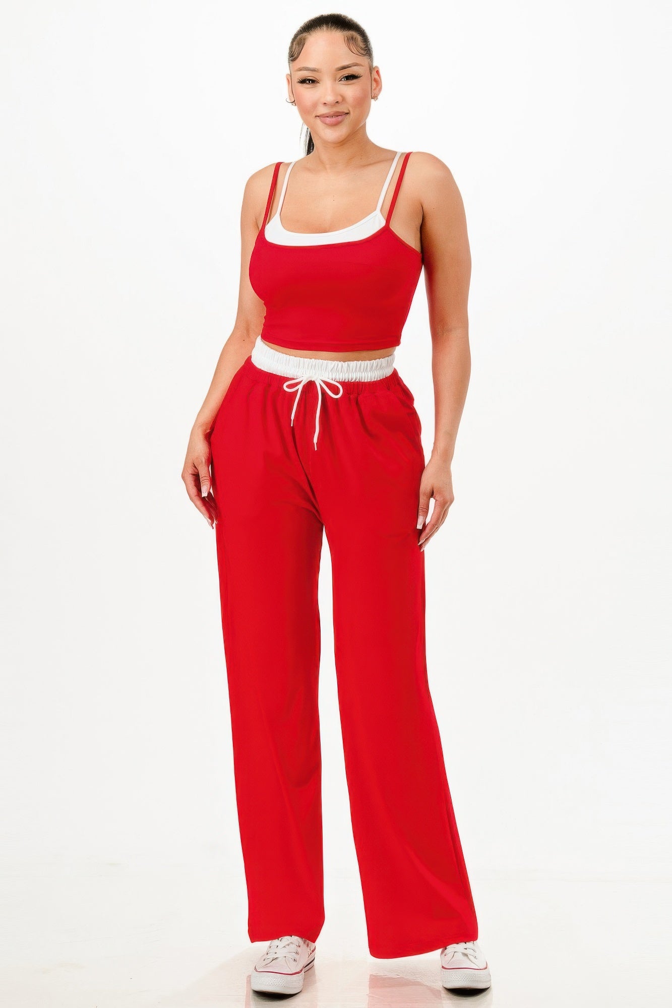 Tank Top And Sweatpant Set-Product Type | Naughty Smile Fashion