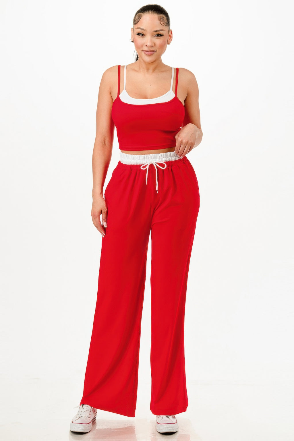 Tank Top And Sweatpant Set-Product Type | Naughty Smile Fashion