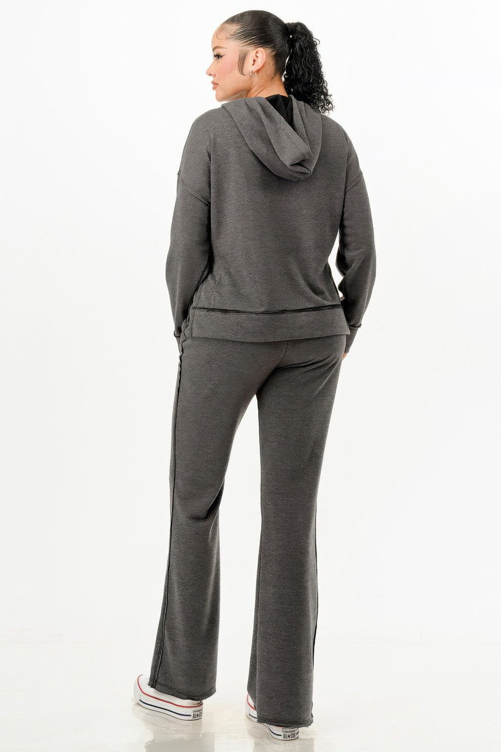 Washed Sweat Two-piece Set-Product Type | Naughty Smile Fashion