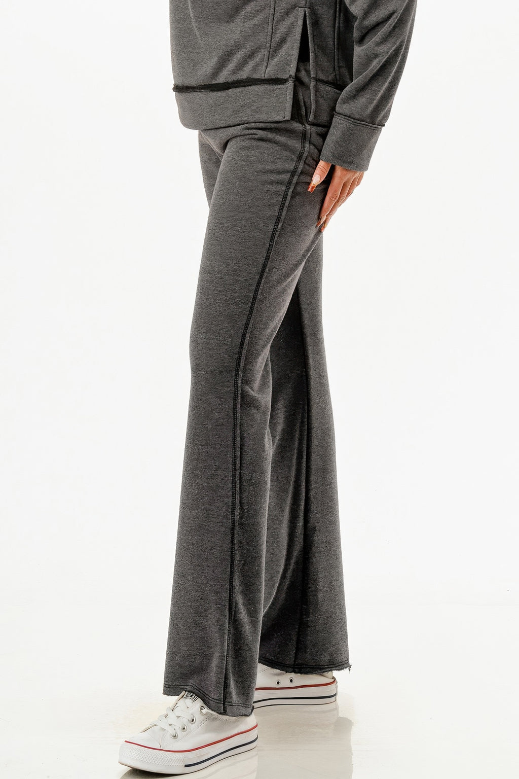 Washed Sweat Two-piece Set-Product Type | Naughty Smile Fashion