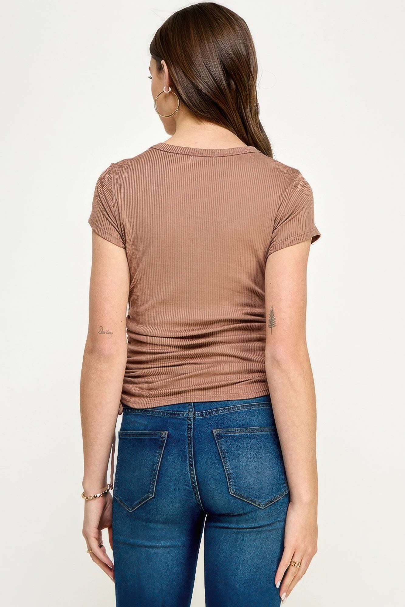 Side Ruched Detail Top-Product Type | Naughty Smile Fashion