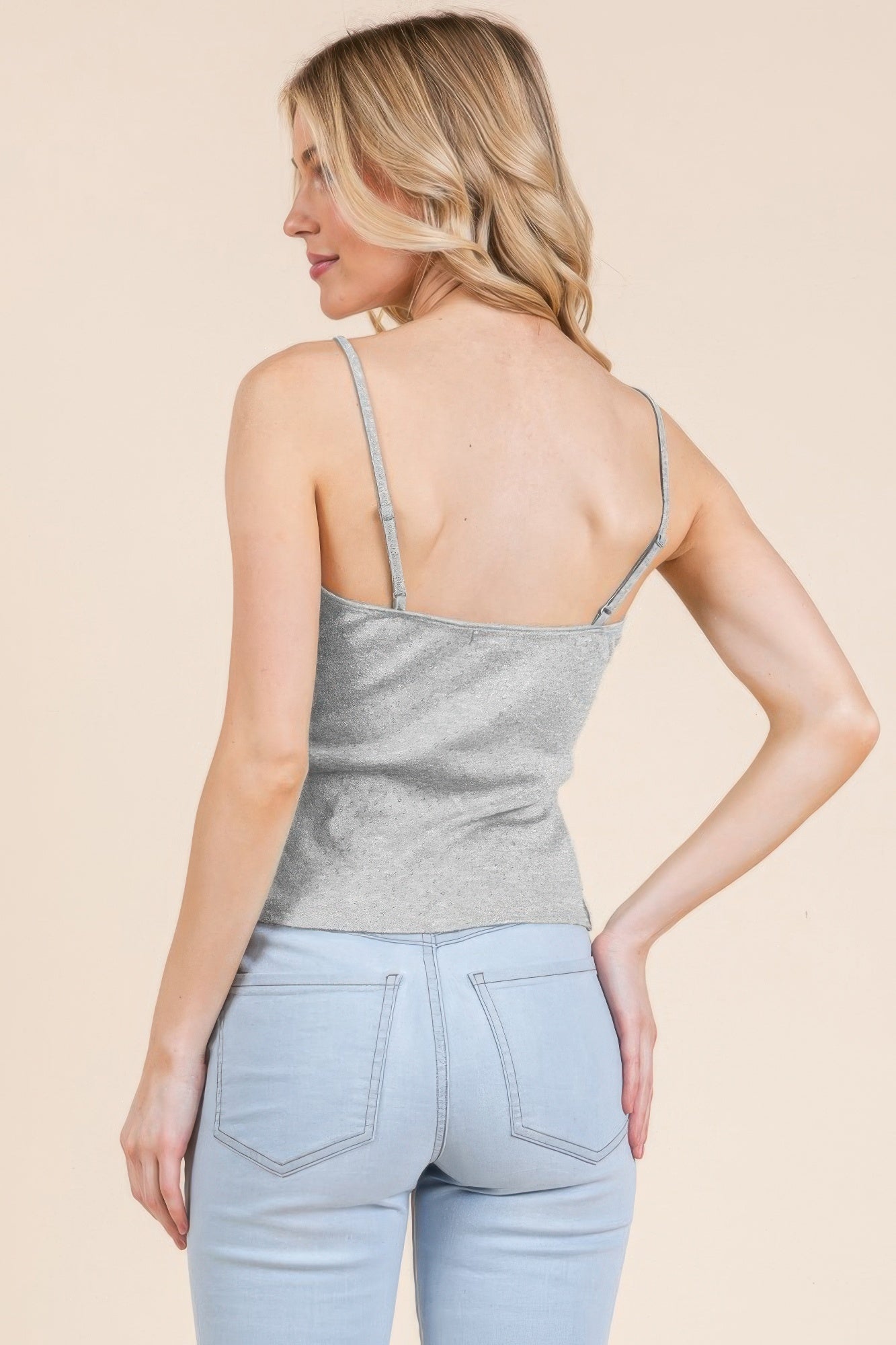 Pointelle W/lace Detail Cami Top-Product Type | Naughty Smile Fashion