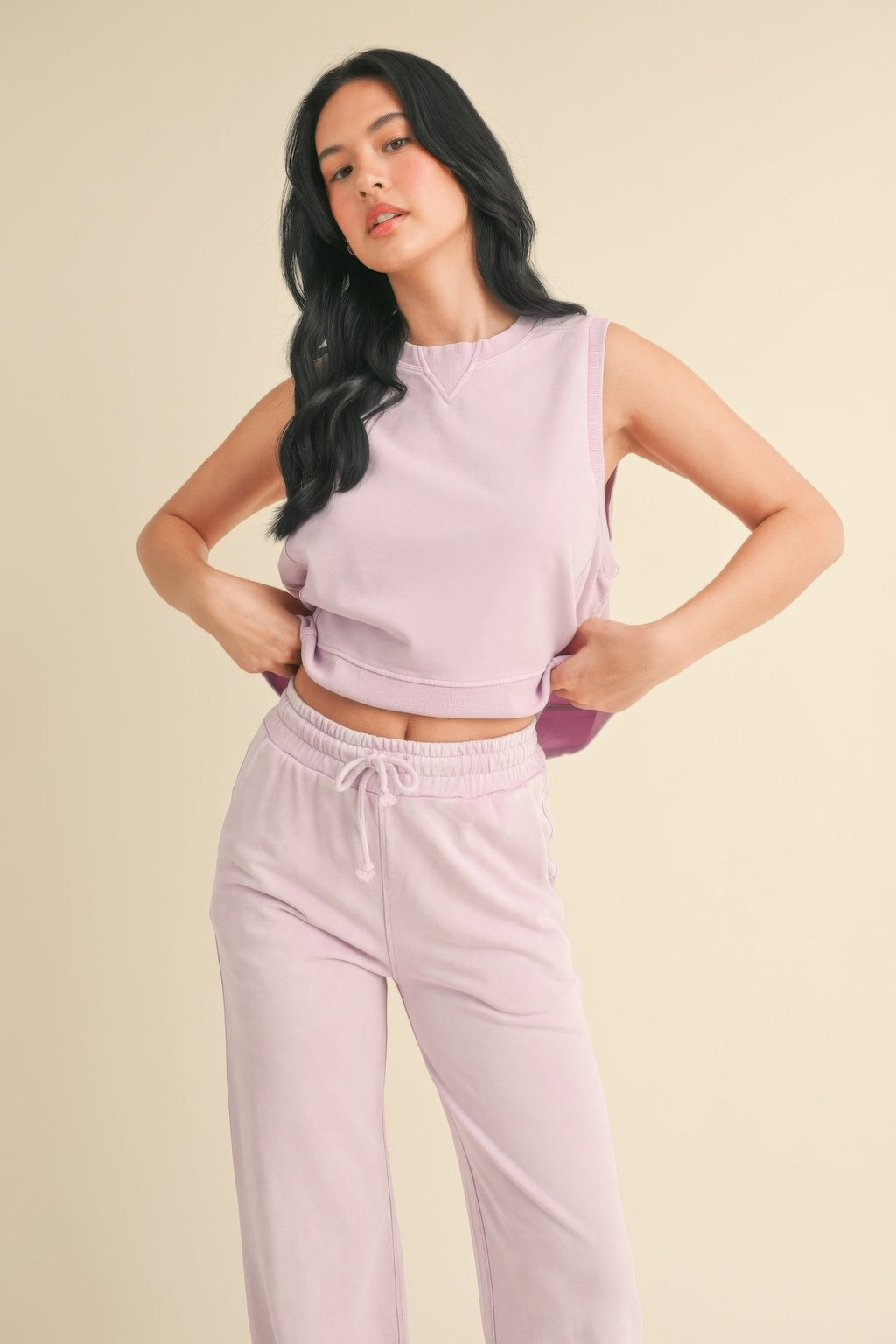 Mineral Wash Sleeveless Top-Product Type | Naughty Smile Fashion