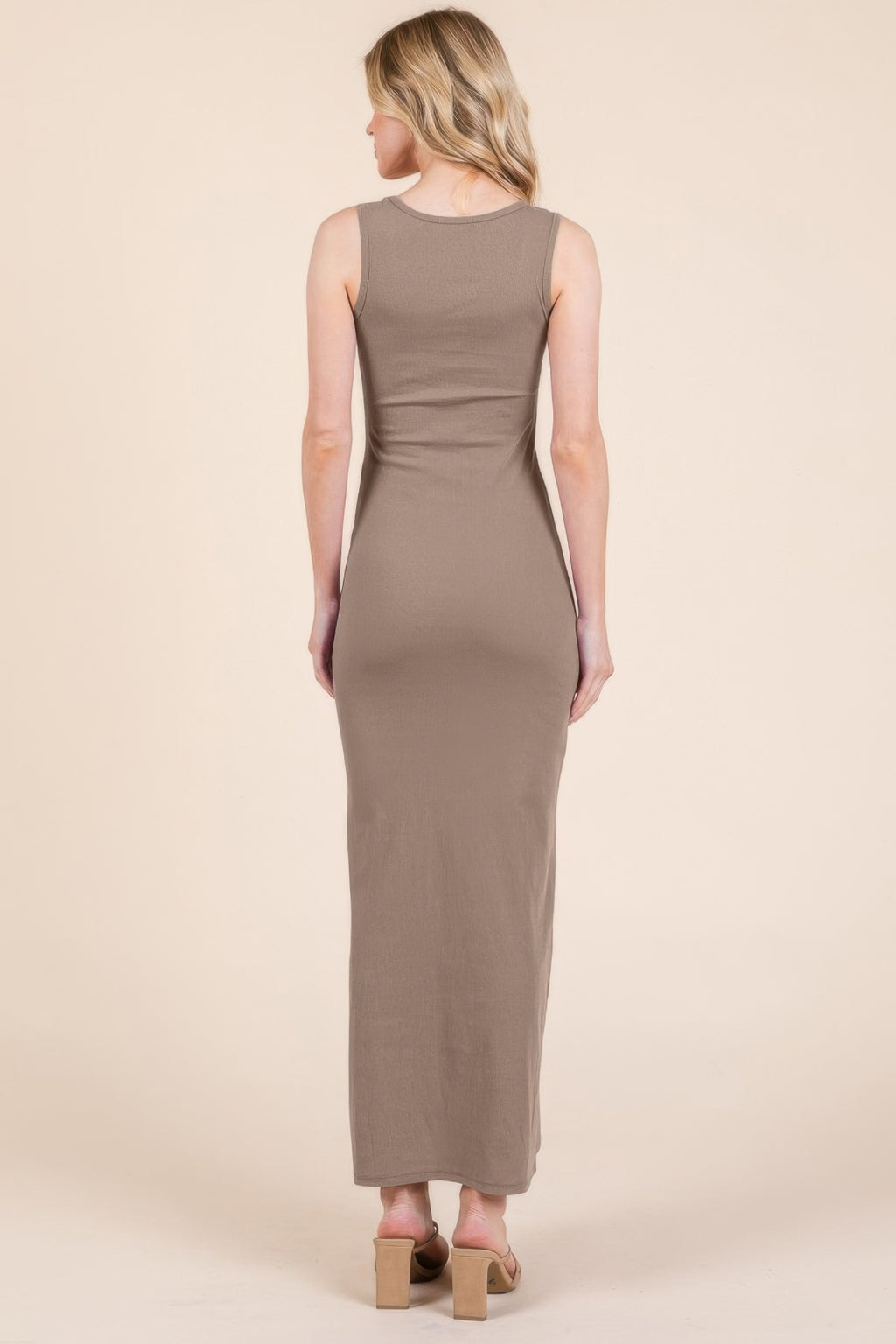 Sleeveless Rib Maxi Dress-Product Type | Naughty Smile Fashion