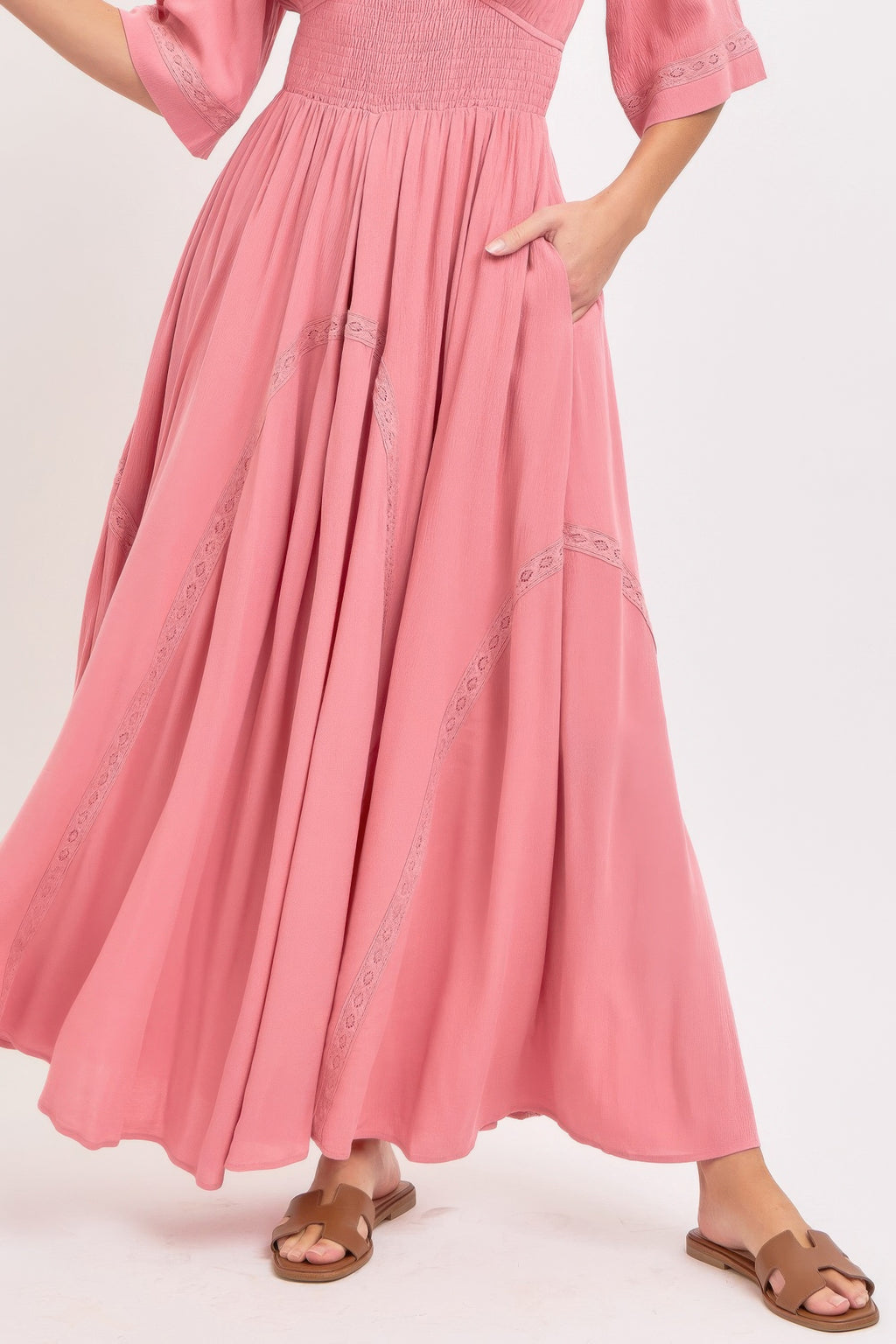 Romantic Flowy Maxi Dress-Product Type | Naughty Smile Fashion
