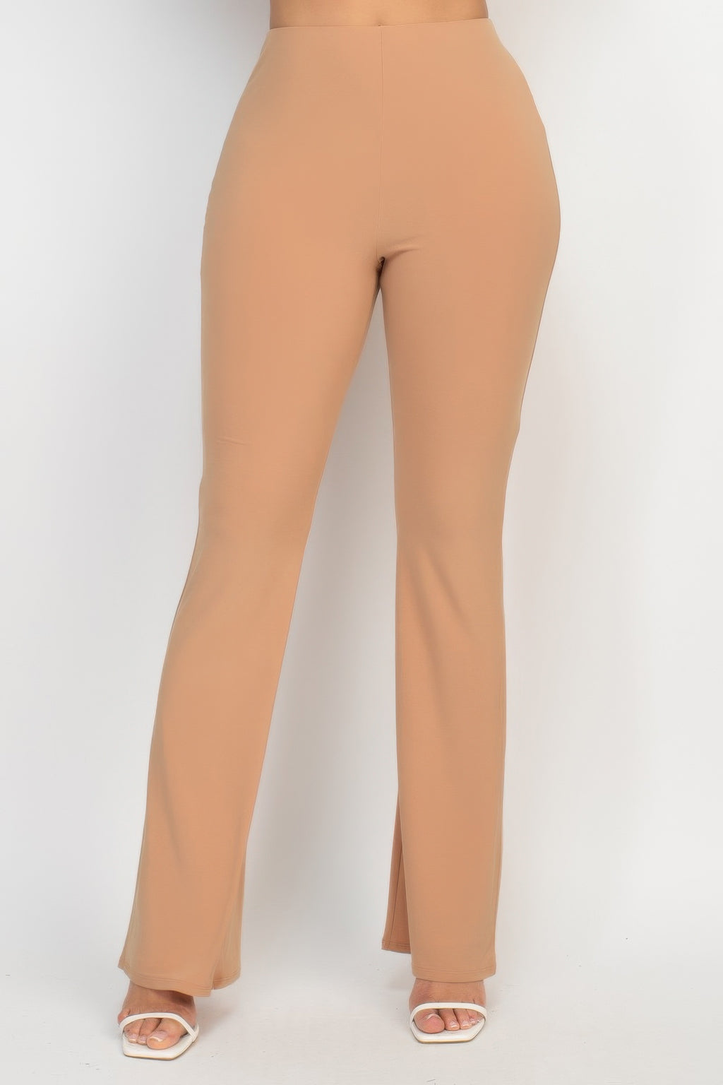 Fit And Flare Elastic Casual Pants-Product Type | Naughty Smile Fashion