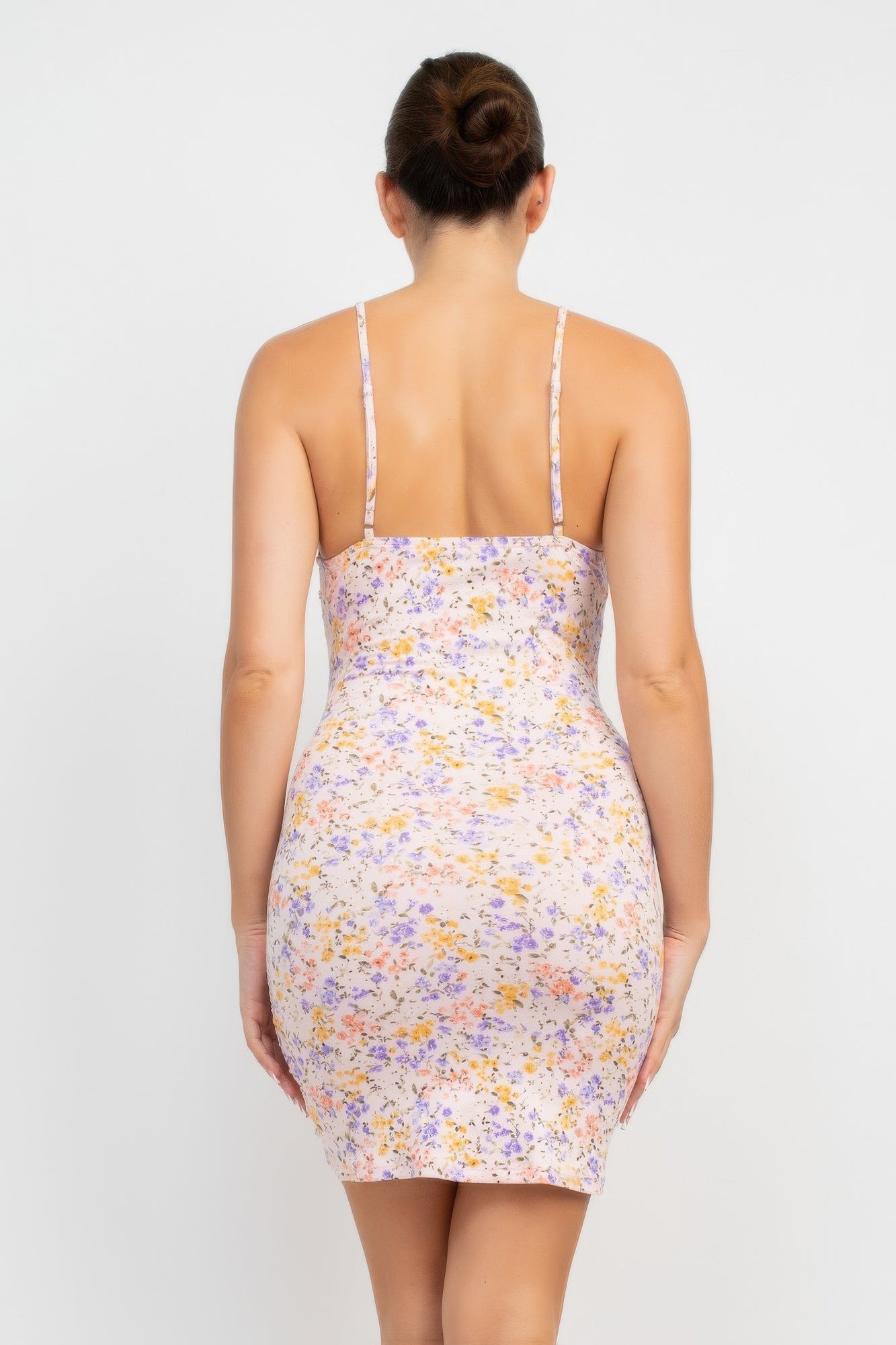 Ruched Floral Cami Dress-Product Type | Naughty Smile Fashion