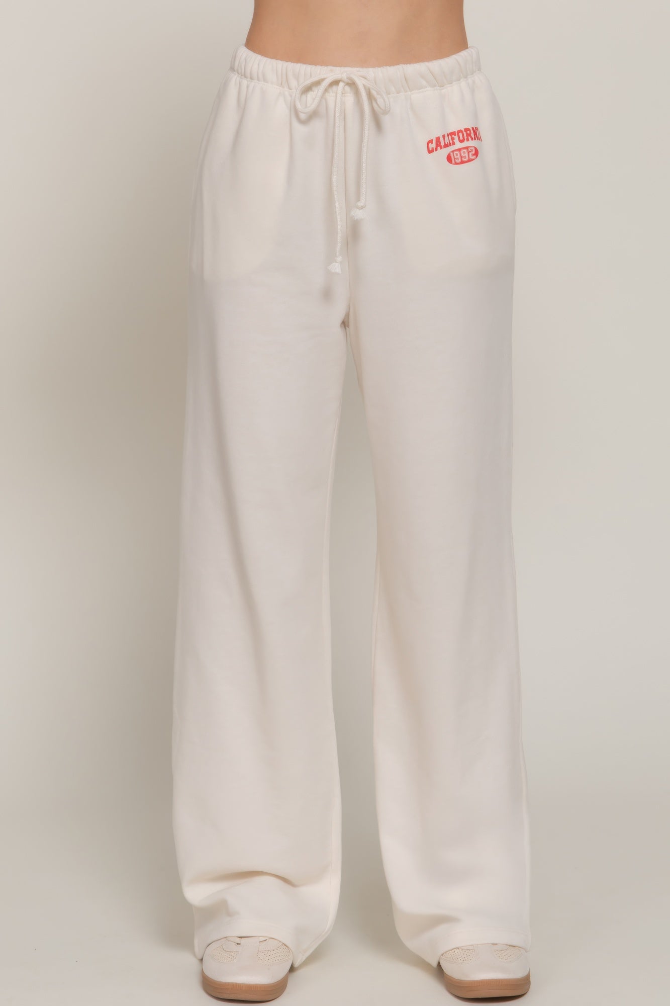 Waistband Print Detail Sweatpants-Product Type | Naughty Smile Fashion