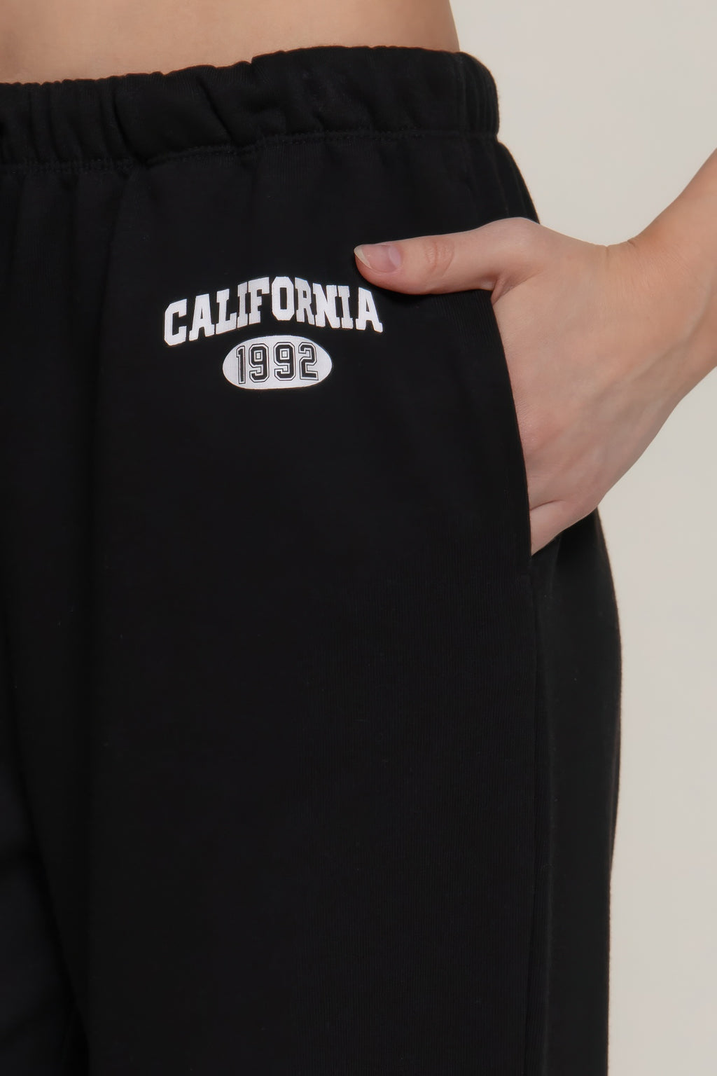 Waistband Print Detail Sweatpants-Product Type | Naughty Smile Fashion