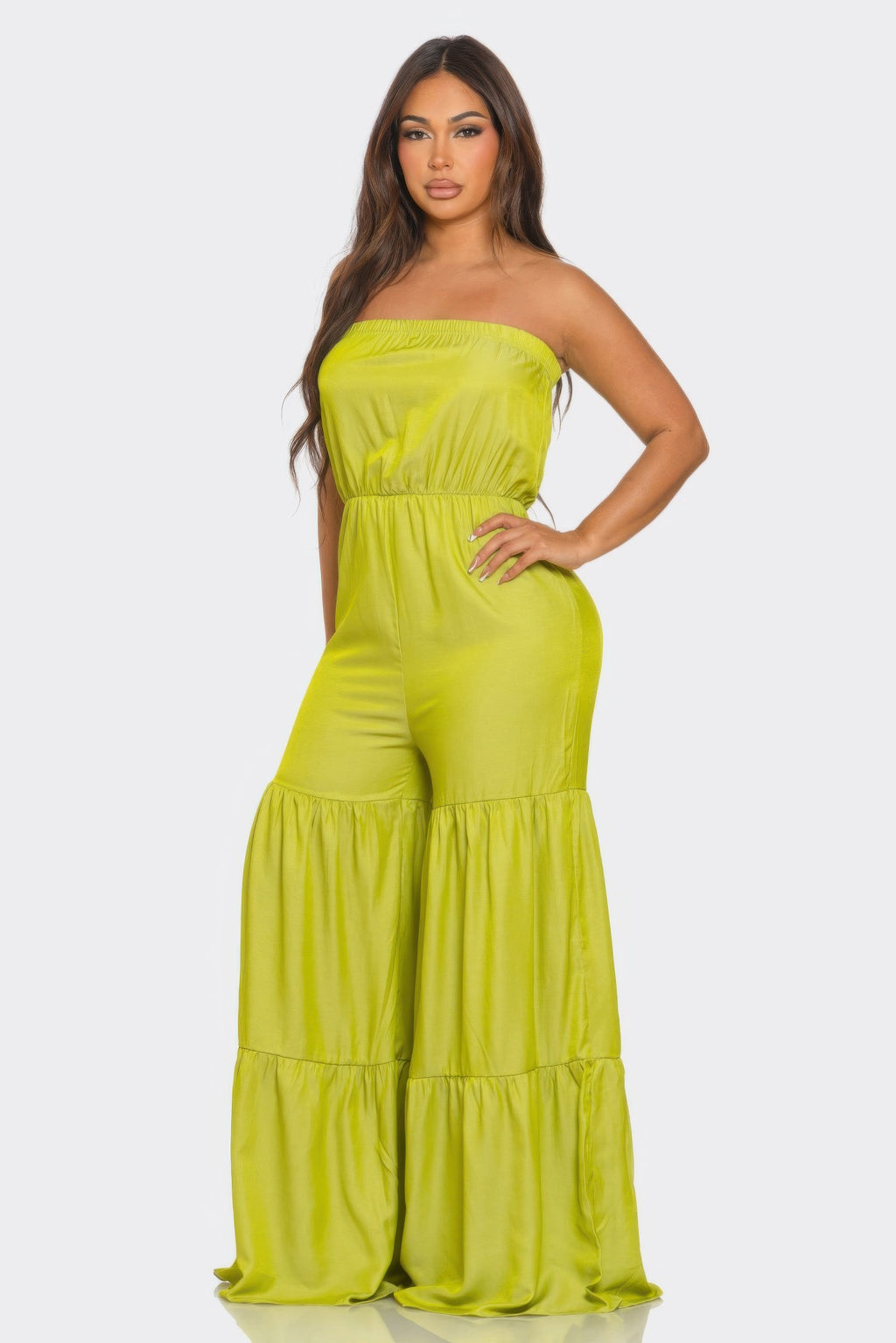 Jumpsuit Ruffle Hem-Product Type | Naughty Smile Fashion