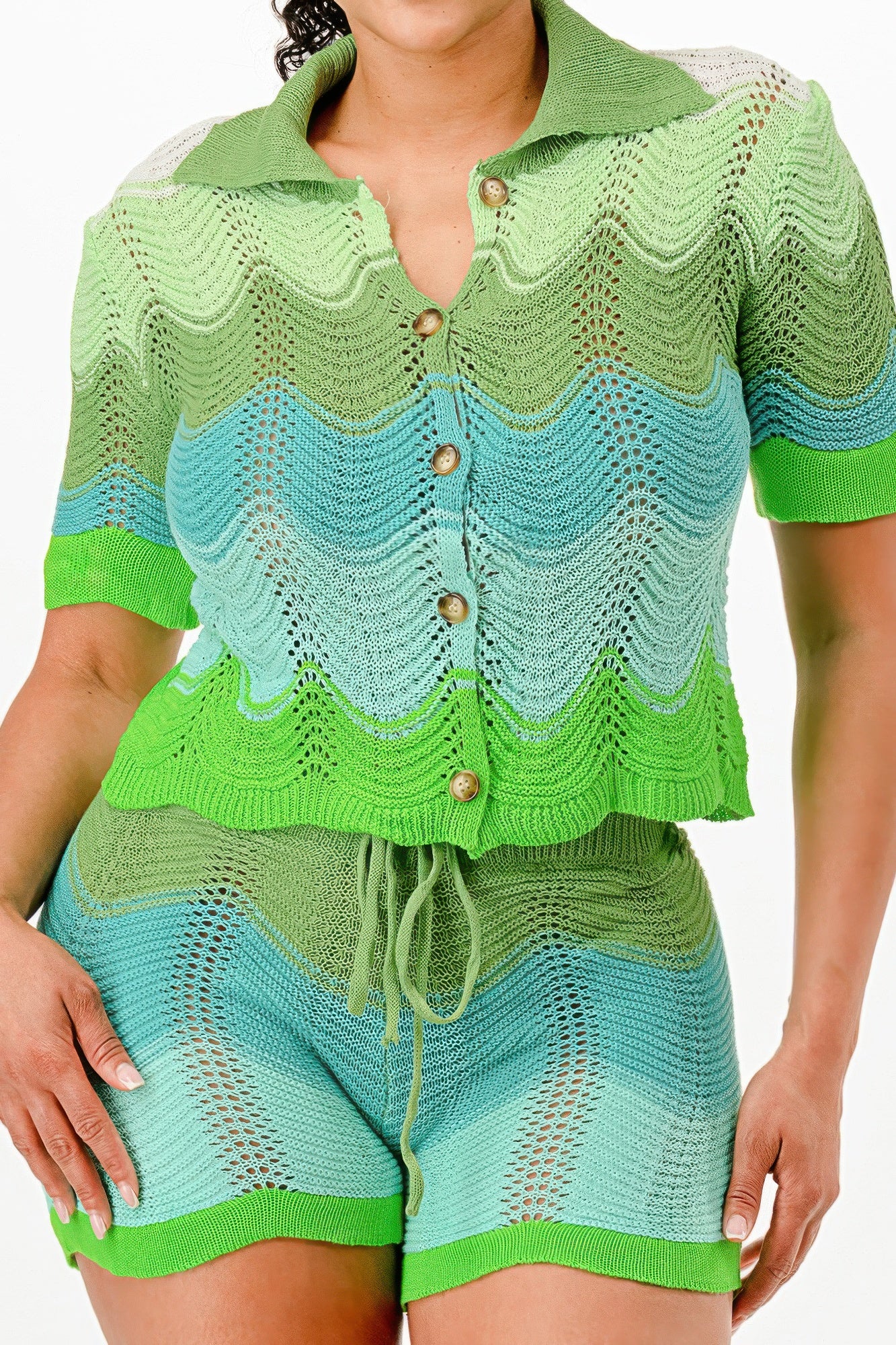 Knit Cardigan Short Set-Product Type | Naughty Smile Fashion