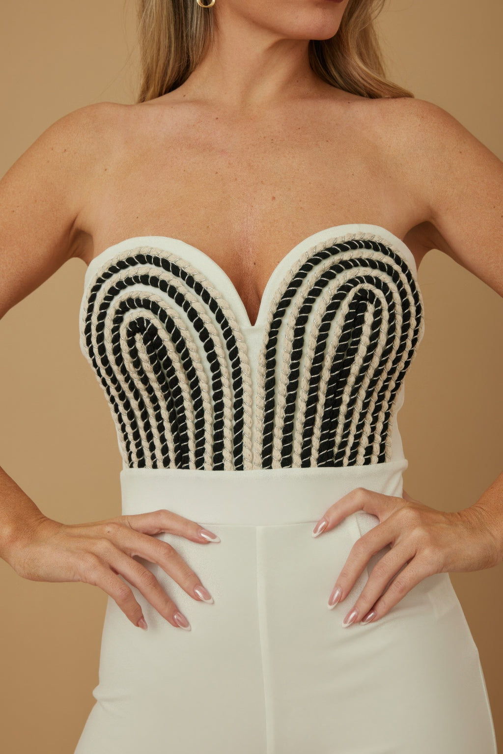 Threaded Twisted Rope Knot Tie Jumpsuit-Product Type | Naughty Smile Fashion