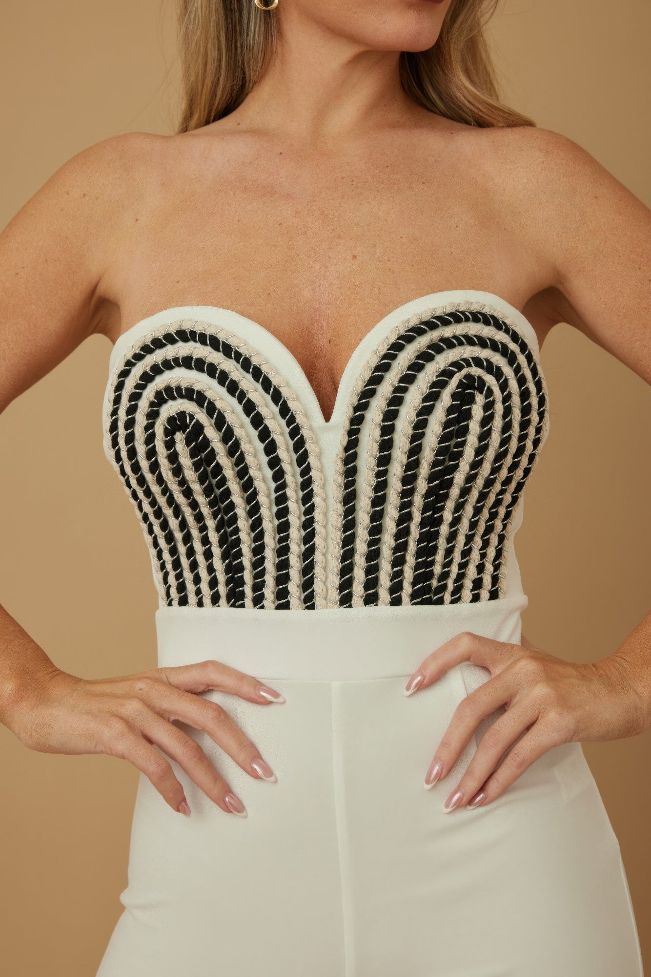 Threaded Twisted Rope Knot Tie Jumpsuit-Product Type | Naughty Smile Fashion