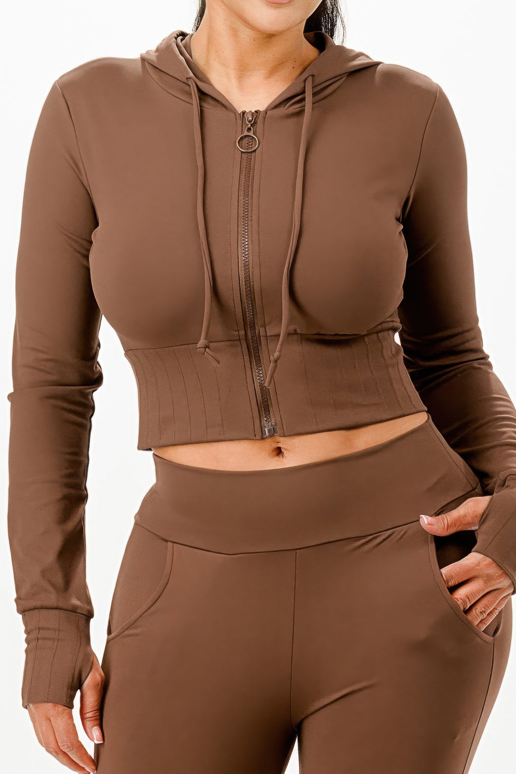 Butter Soft Crop Hoodie And Flare Pants Set-Product Type | Naughty Smile Fashion