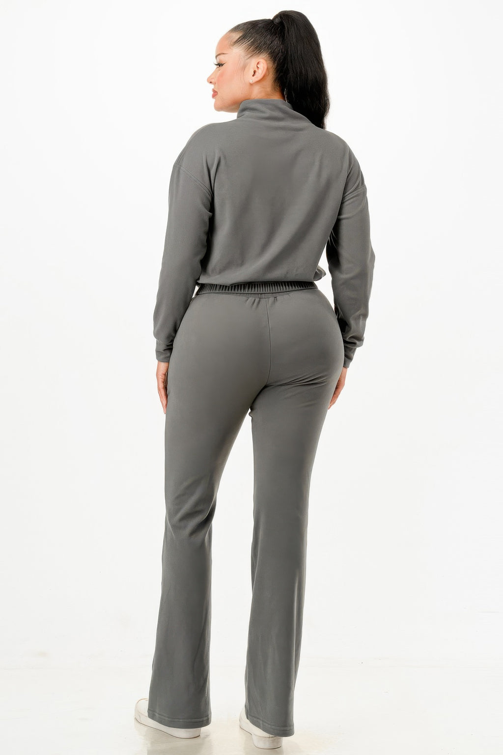 Soft Zipup Track Suit Set-Product Type | Naughty Smile Fashion
