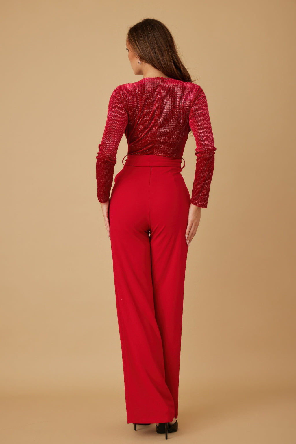 Velvet Top Fashion Jumpsuit-Product Type | Naughty Smile Fashion