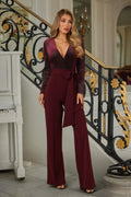 Velvet Top Fashion Jumpsuit-Product Type | Naughty Smile Fashion