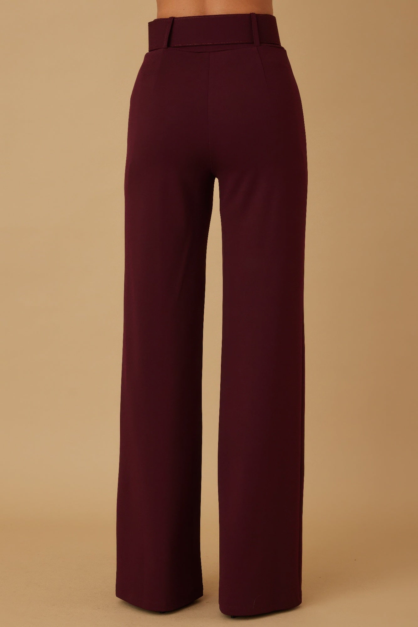 High Waist Pants With Buckle Belt-Product Type | Naughty Smile Fashion