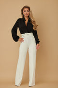 High Waist Pants With Buckle Belt-Product Type | Naughty Smile Fashion