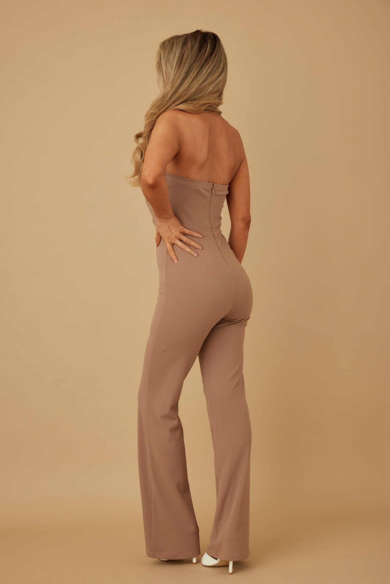 Flap Strapless Chain Jumpsuit-Product Type | Naughty Smile Fashion