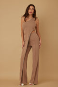 One Shoulder Strap Draped Layer W Rhinestone Sets-Product Type | Naughty Smile Fashion